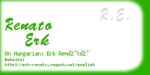renato erk business card